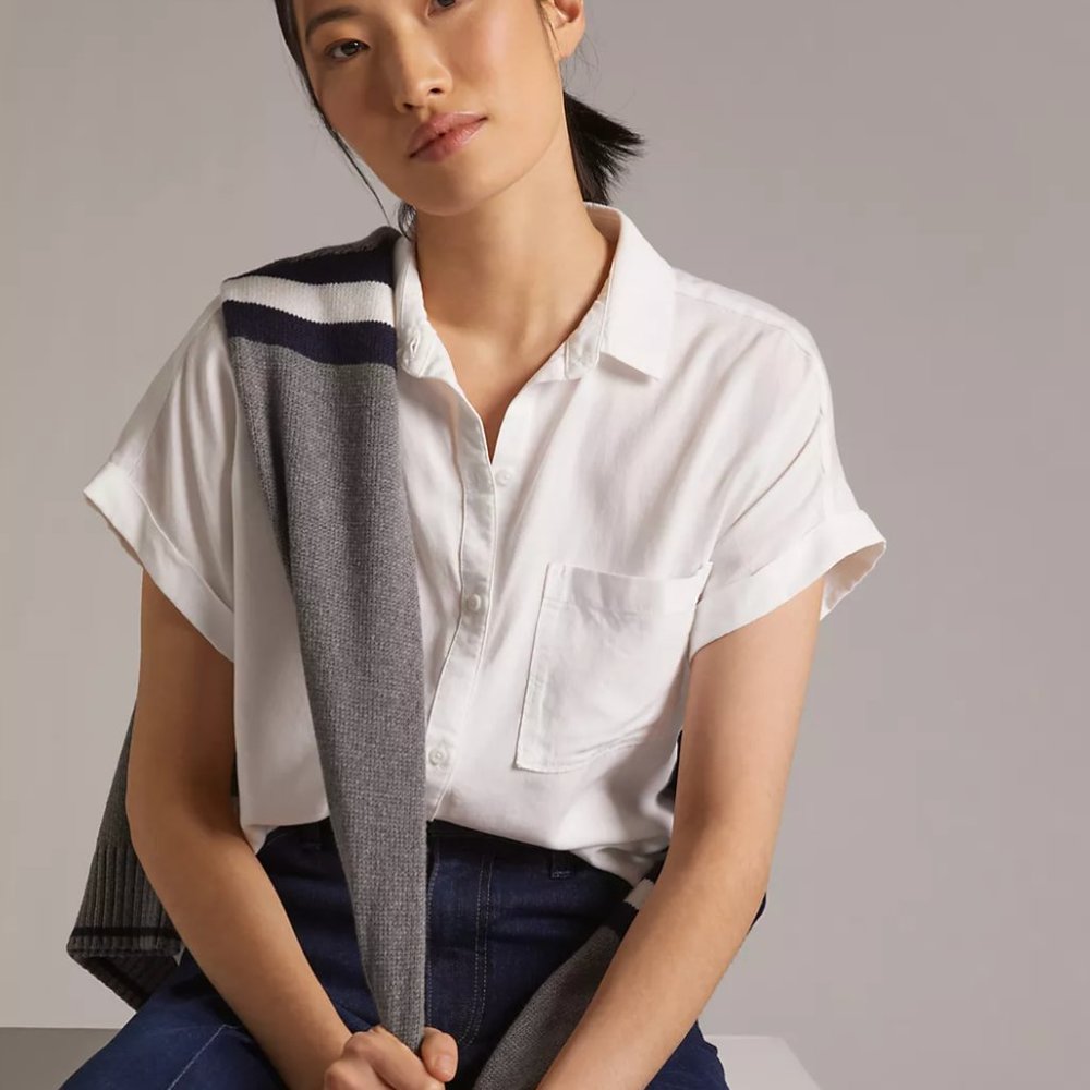Cloth & Stone Breezy Buttondown Blouse (never worn)